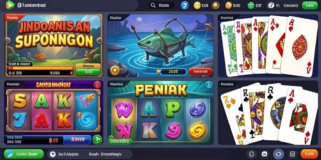 Tampilan utama BAMBUHOKI88 dengan berbagai pilihan slot.