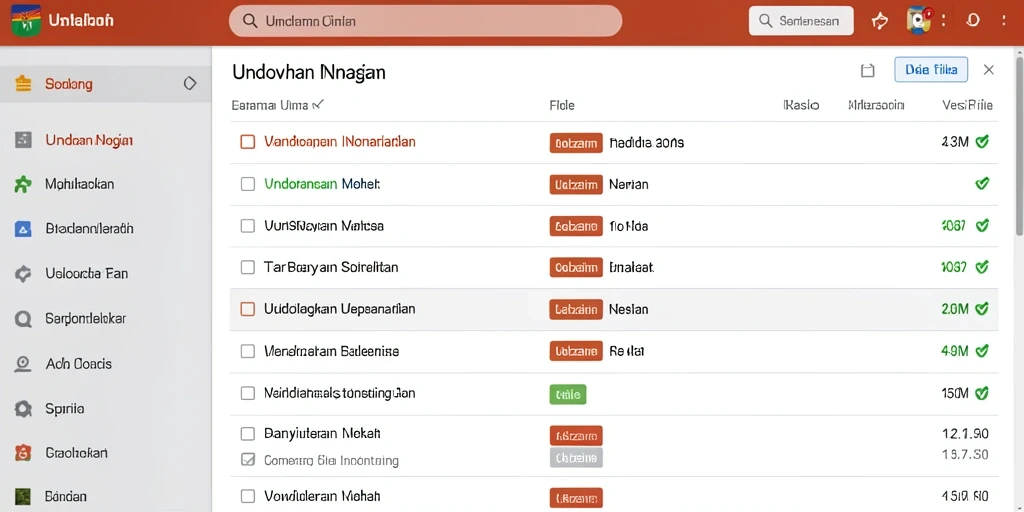 Tampilan antarmuka pengguna yang menarik.