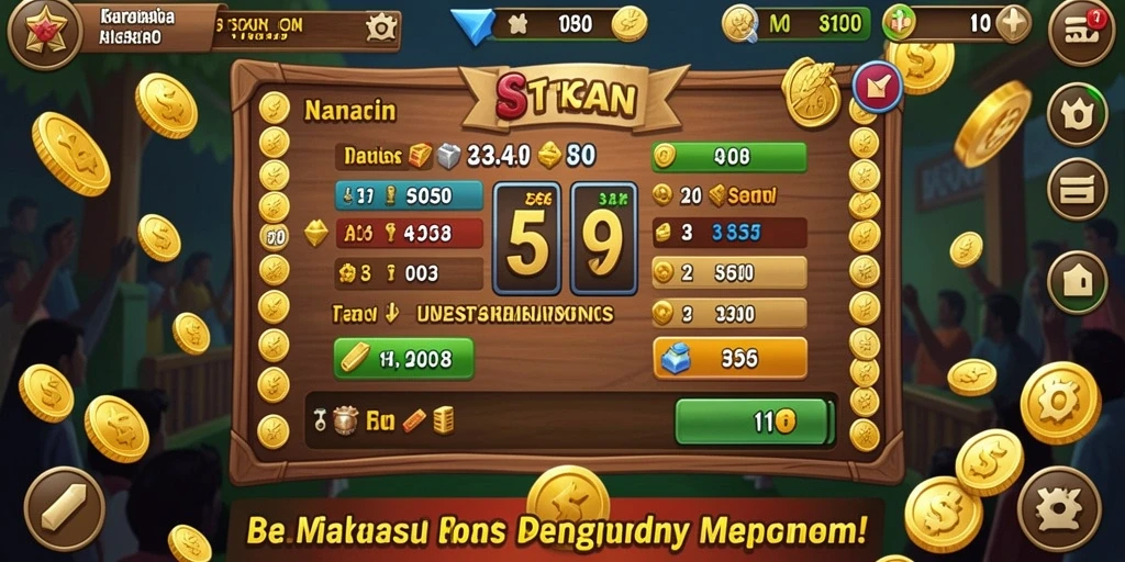 Tangkapan layar menampilkan antarmuka permainan yang menarik.